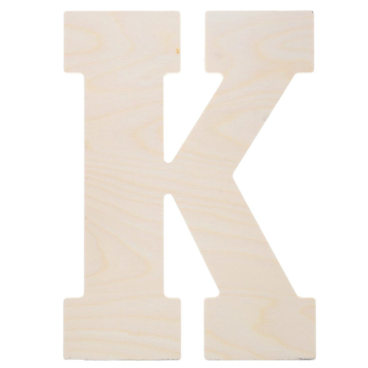 Good Wood By Leisure Arts Letter 13" K, Wooden Letters, Wood Letters, Wooden Letters Wall Decor, Large Letters 13 Inch, Small For Crafts